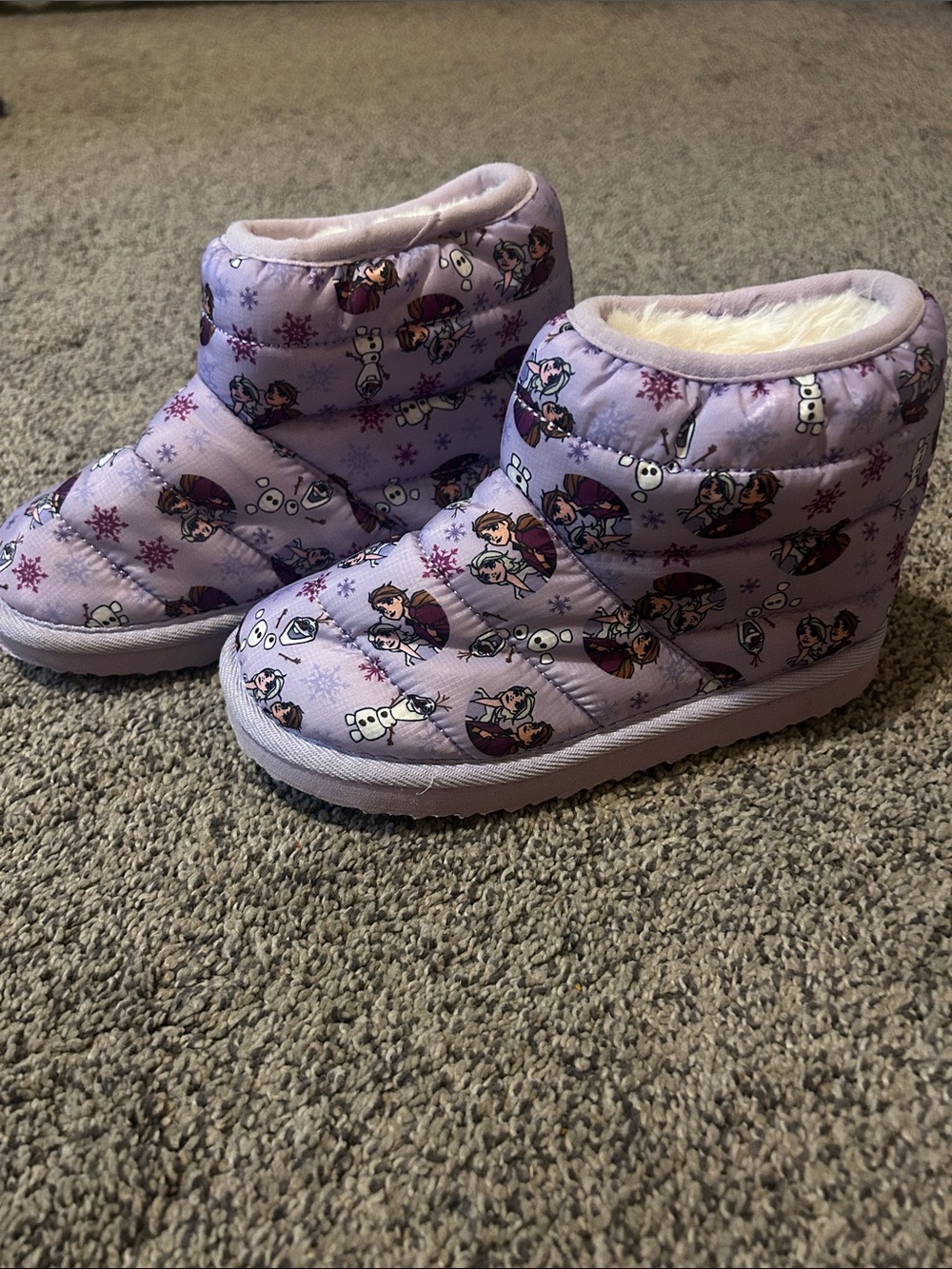 Kids Lavender Character Bootie One-Piece
